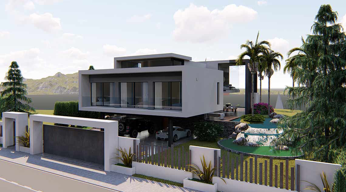 Architecture project for Villa Paraiso